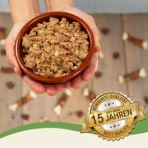 18 x 400 g Lecker.Pet® Ginos Saftige Fleischmahlzeit mit Huhn & Kartoffeln Hundefutter Nassfutter MHD 10/2026