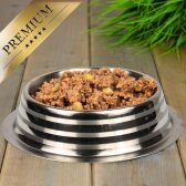 18 x 400 g Lecker.Pet® Ginos Saftige Fleischmahlzeit mit Huhn & Kartoffeln Hundefutter Nassfutter MHD 10/2026