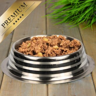 12 x 800 g Lecker.Pet® Ginos Saftige Fleischmahlzeit mit Huhn & Kartoffeln Hundefutter Nassfutter MHD 10/2026