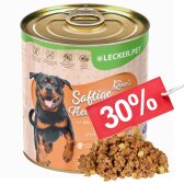 12 x 800 g Lecker.Pet® Ginos Saftige Fleischmahlzeit mit Huhn & Kartoffeln Hundefutter Nassfutter MHD 10/2026