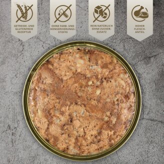 12 x 400 g de repas de viande juteuse Josies Sensitiv à la dinde et au riz, nourriture humide pour chiens