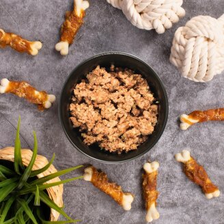 24 x 400 g Lecker.Pet® Josie's Sappige Vleesmaaltijd Sensitive met Kalkoen & Rijst Hondenvoer Natvoer T.H.V. 10/2026
