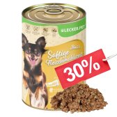 24 x 400 g Lecker.Pet® Josie's Sappige Vleesmaaltijd Sensitive met Kalkoen & Rijst Hondenvoer Natvoer T.H.V. 10/2026