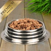 6 - 18 Pcs.Lecker.Pet® Josies Repas de viande juteuse Sensitive avec dinde & riz Nourriture humide pour chiens - 800 g de chaque en boîte