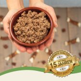 12 x 400 g Lecker.Pet® Balu's Sappige vleesmaaltijd met kip Kattenvoer Natvoer HTH 10/2026