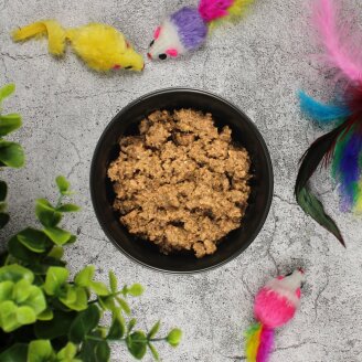 12 x 400 g Lecker.Pet® Emilys Saftige Fleischmahlzeit mit Rind, Geflügel & Fisch Katzenfutter Nassfutter MHD 10/2026