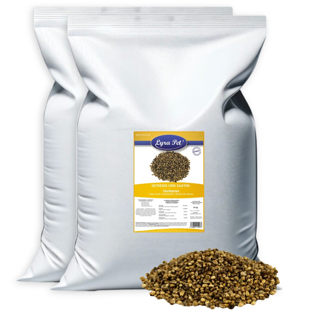 20 kg Lyra Pet® Hanfsamen