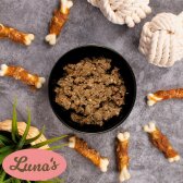 18 x 400 g Lecker.Pet® Ginos, Josies & Lunas Sappige Vleesmaaltijd Hondenvoer Natvoer Mix Compleetvoer - 6 blikken van elke soort