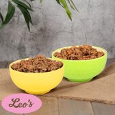 18 x 400 g Lecker.Pet® Balus, Emilys & Leos Saftige Fleischmahlzeit Katzenfutter Nassfutter Mix Vollnahrung - je Sorte 6 Dosen MHD 10/2026
