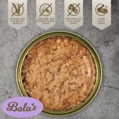 18 x 400 g Lecker.Pet® Balus, Emilys & Leos Saftige Fleischmahlzeit Katzenfutter Nassfutter Mix Vollnahrung - je Sorte 6 Dosen MHD 10/2026