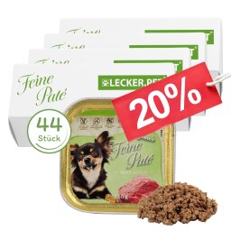 44 x 150 g de Josie.Pet® Paté Fin Riche en Veau Nourriture humide pour chiens Nourriture complète