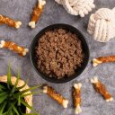 11 x 150 g Lecker.Pet® Ginos Feine Paté Reich an Rind Hundefutter Nassfutter Vollnahrung