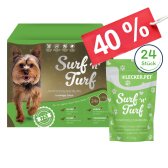 24 x 150 g Lecker.Pet® SurfnTurf Pouches Hundefutter Nassfutter - 4 Sorten Multipack MHD 11/2026