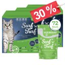 72 x 85 g Lecker.Pet® SurfnTurf Pouches Katzenfutter in feiner Sauce Nassfutter - 4 Sorten Multipack