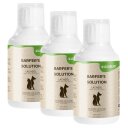 3 x 500 ml Lecker.Pet® Barfers Solution 100 % Lachsöl für Hunde & Katzen