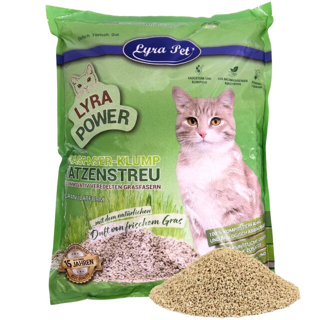 Tierbedarf Katzen Pacha Katzenstreu X L 30 L Lyra Power