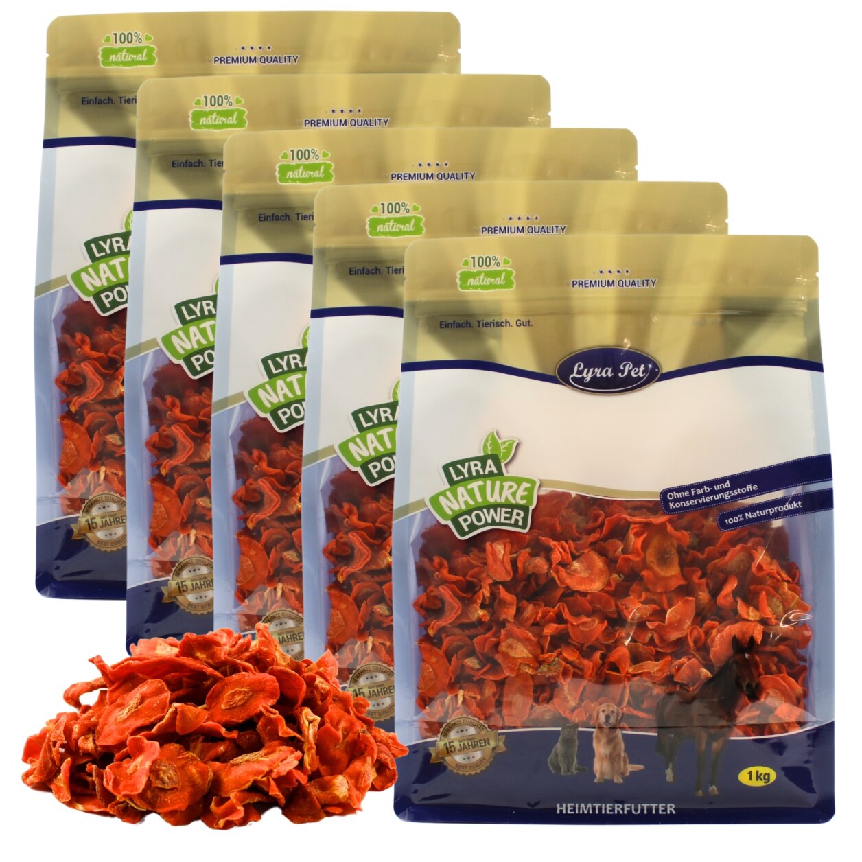 5 kg Lyra Pet® Karotten getrocknet