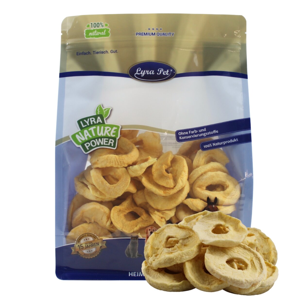 1 kg Lyra Pet® Äpfel getrocknet