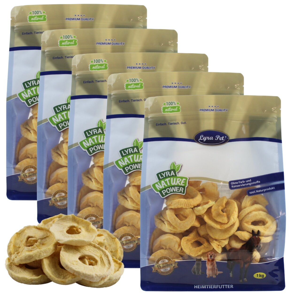 5 kg Lyra Pet® Äpfel getrocknet