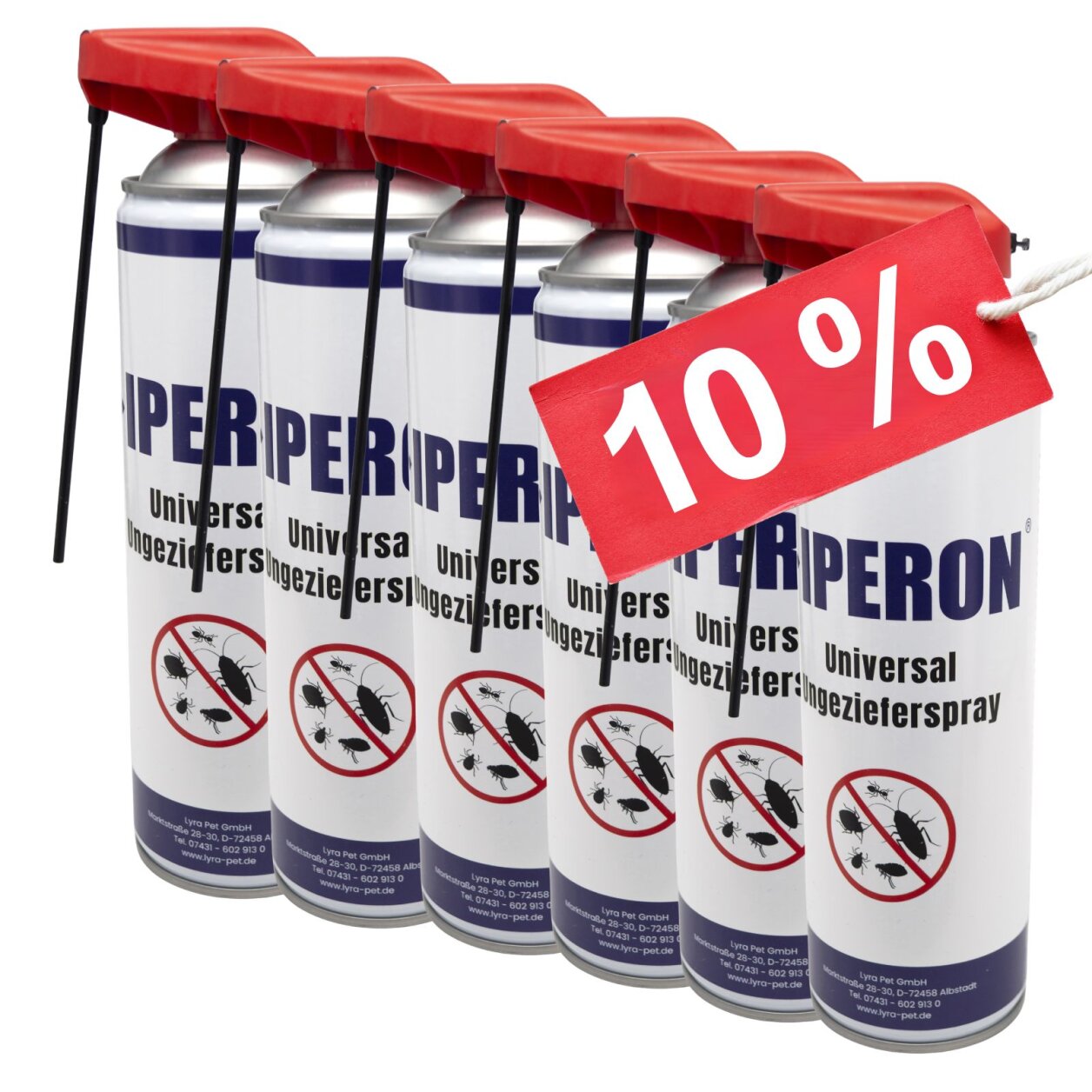 6 x 500 ml IPERON® Universal Ungezieferspray