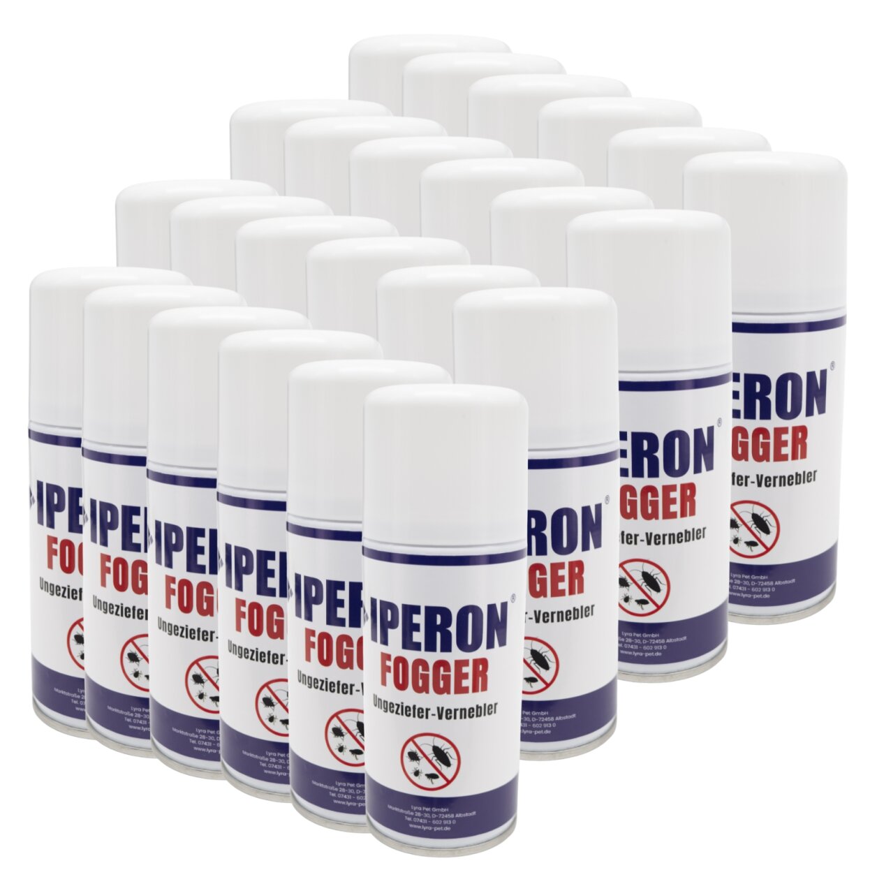 24 x 150 ml IPERON® Fogger Ungeziefer-Vernebler