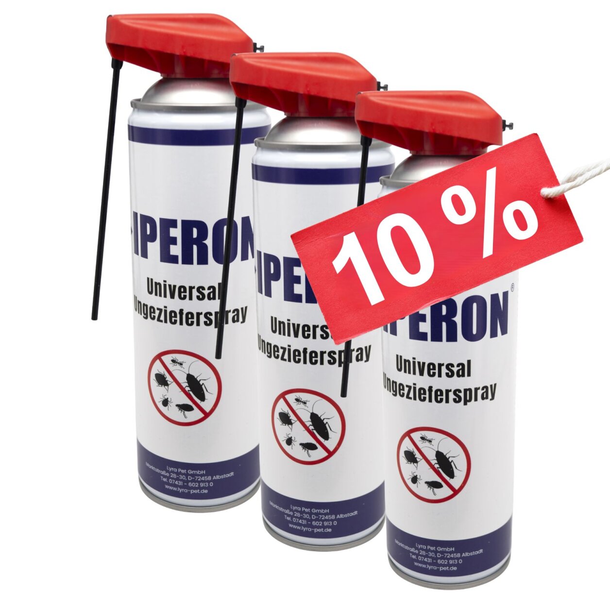 3 x 500 ml IPERON® Universal Ungezieferspray