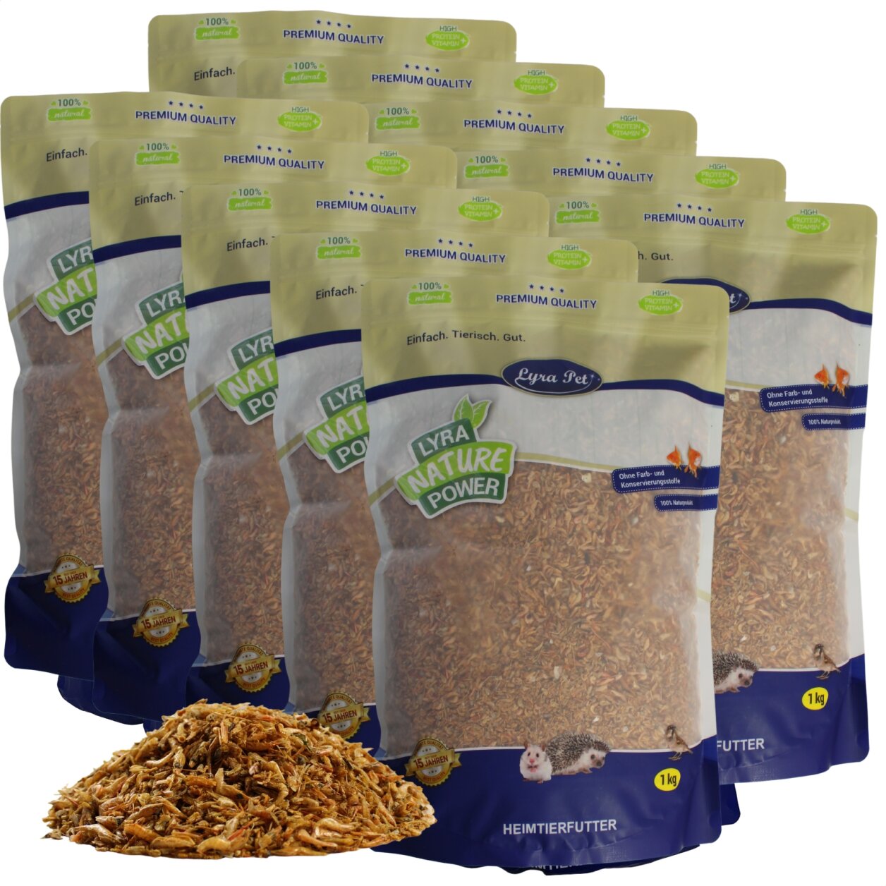 10 kg Lyra Pet® Shrimps getrocknet