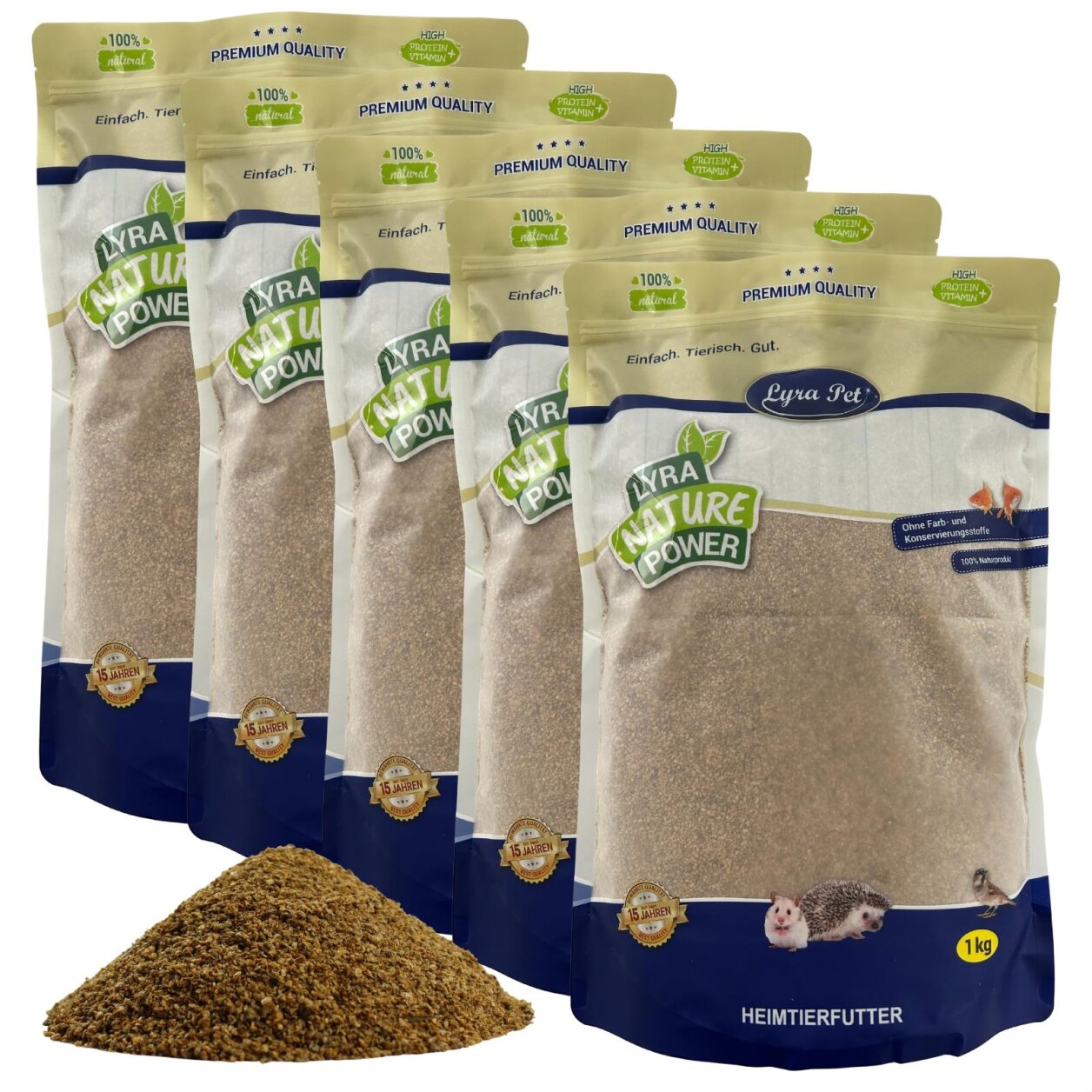 5 kg Lyra Pet® Daphnien (Wasserflöhe) getrocknet