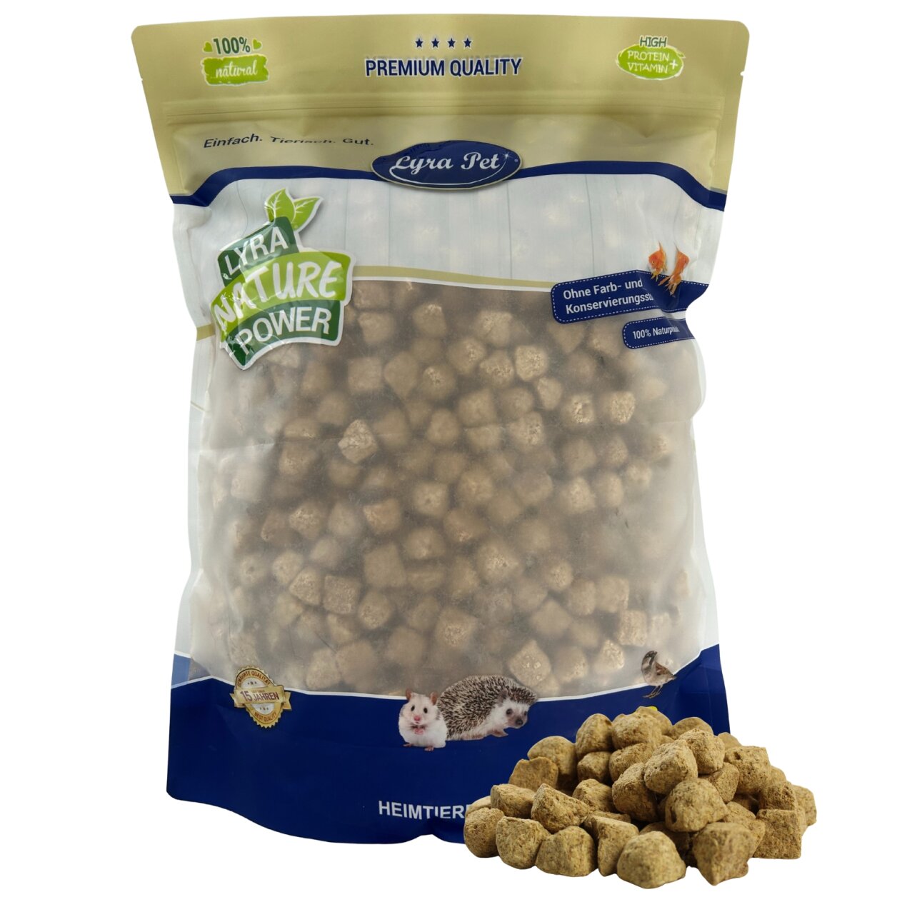 1 kg Lyra Pet® Artemia Würfel gefriergetrocknet