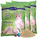 3 x 10 litres Lyra Pet® Lyra Power fibre dherbe litière pour chats agglomérante