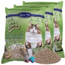 3 x 10 liter Lyra Pet® Lyra Power Pine kattenbakvulling klonterend + 2 muizen