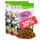 5 kg de nourriture pour chats Lecker.Pet® Mias Adult, volaille savoureuse, nourriture sèche complète, date limite de consommation 4/2026