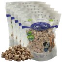 1 kg (5 x 200 g) Lyra Pet® Entenbrustwürfel gefriergetrocknet