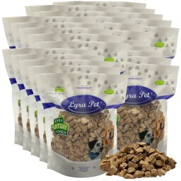 5 kg (25 x 200 g) Lyra Pet® Entenleberwürfel gefriergetrocknet