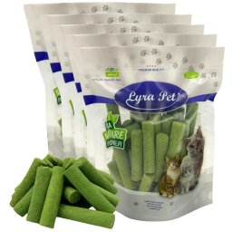 1 kg (5 x 200 g) Lyra Pet® Katzengras Sticks gefriergetrocknet