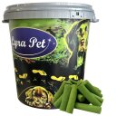 1 kg (5 x 200 g) Lyra Pet® Katzengras Sticks gefriergetrocknet in 30 L Tonne