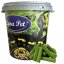 1 kg (5 x 200 g) Lyra Pet® Katzengras Sticks gefriergetrocknet in 30 L Tonne