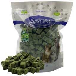 200 g - 5 kg Lyra Pet® gevriesdroogde blokjes kattengras