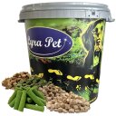 1 kg (5 x 200 g) Lyra Pet® Katzensnack Mix gefriergetrocknet in 30 L Tonne