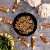 6 x 400 g Lecker.Pet® Lunas Saftige Fleischmahlzeit mit Lamm Hundefutter Nassfutter MHD 10/2026 B-Ware
