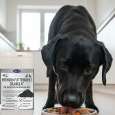 250 g Lyra Pet® Premium-voedingskool, plantaardige houtskoolkorrels voor honden en katten