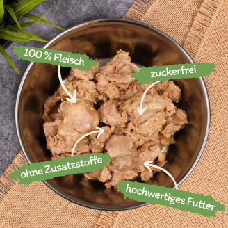 6 x 400 g Lecker.Pet® Leos 100 %...