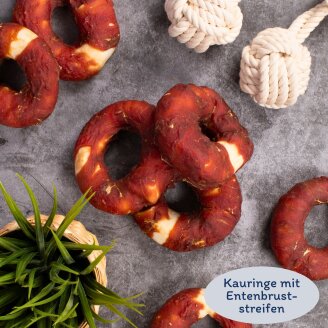 5 x 1 kg Lyra Pet® Assortiment de friandises à mâcher pour chiens – Bœuf, agneau et canard