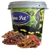 5 x 1 kg Lyra Pet® Hunde Kausnack Probier Mix - Rind, Lamm & Ente in 30 L Tonne