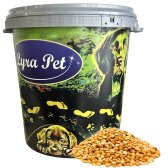 10 kg Lyra Pet® Erbsen gelb halbiert in 30 L Tonne