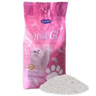 2 x 15 liter Lyra Pet® White Cat® Pure Sensitiv...