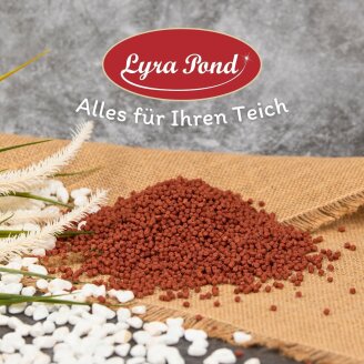 10 Liter (3,7 kg) Lyra Pond® Pond Colour Astax Koi Pellets Fischfutter Teichfutter B-Ware