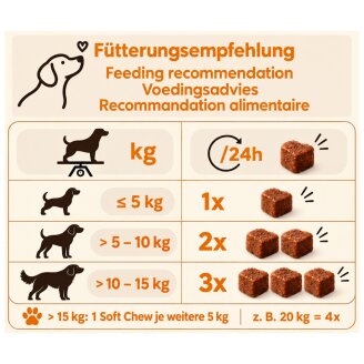 350 g Lyra Pet® Glow Up für Haut & Fell - Funktionale Soft Chews